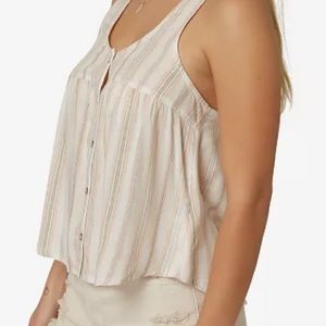 O’Neil stripe tank top NEW W/ TAGS